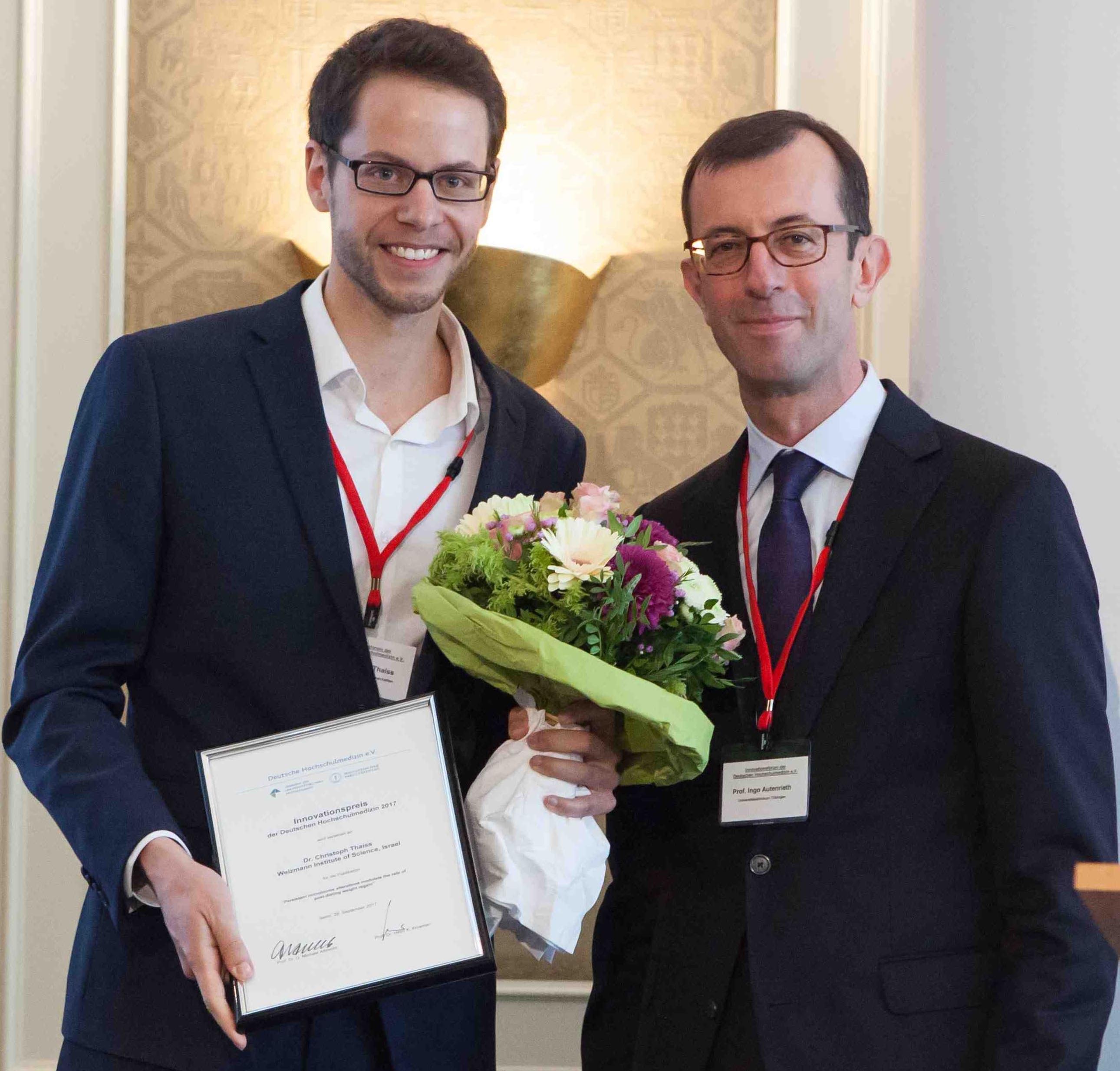 Dr. Thaiss und Professor Dr. Ingo Autenrieth
